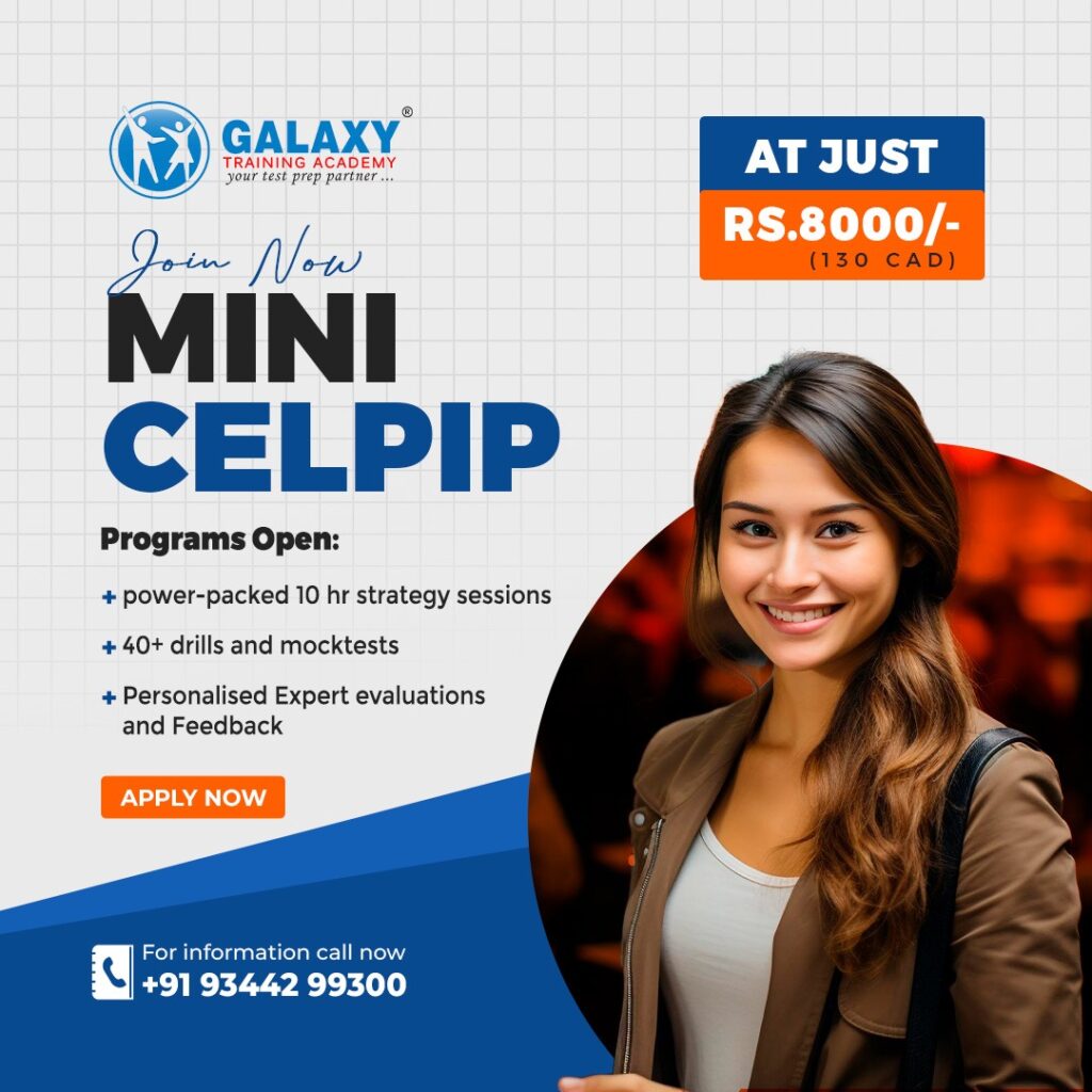 Mini CELPIP training program