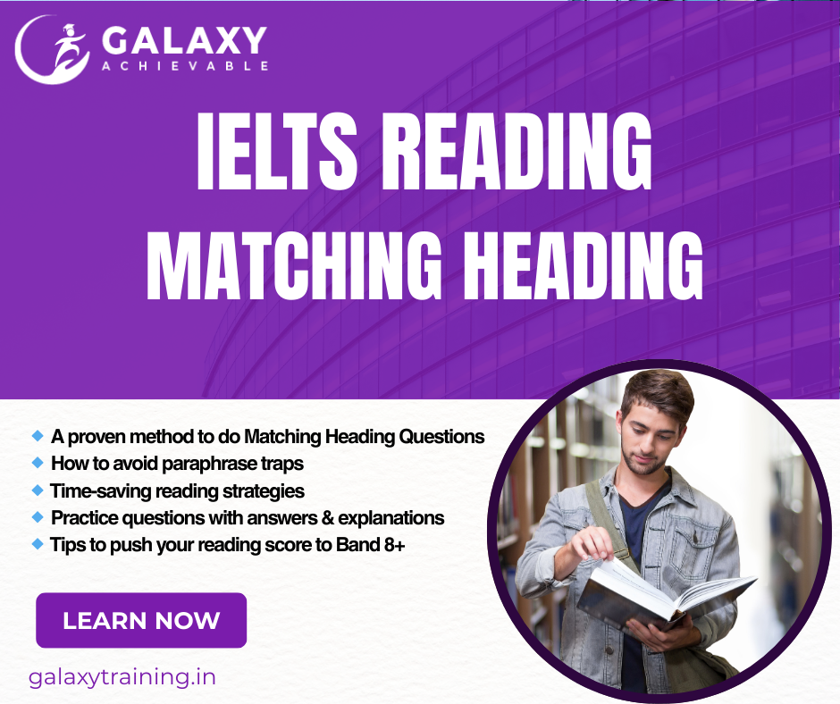 How to answer IELTS Reading Matching Heading questions